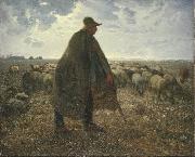 Jean Francois Millet Shepherd Tending His Flock oil painting